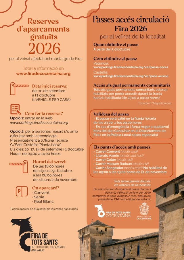 Passe d'accés per al veïnat de Cocentaina